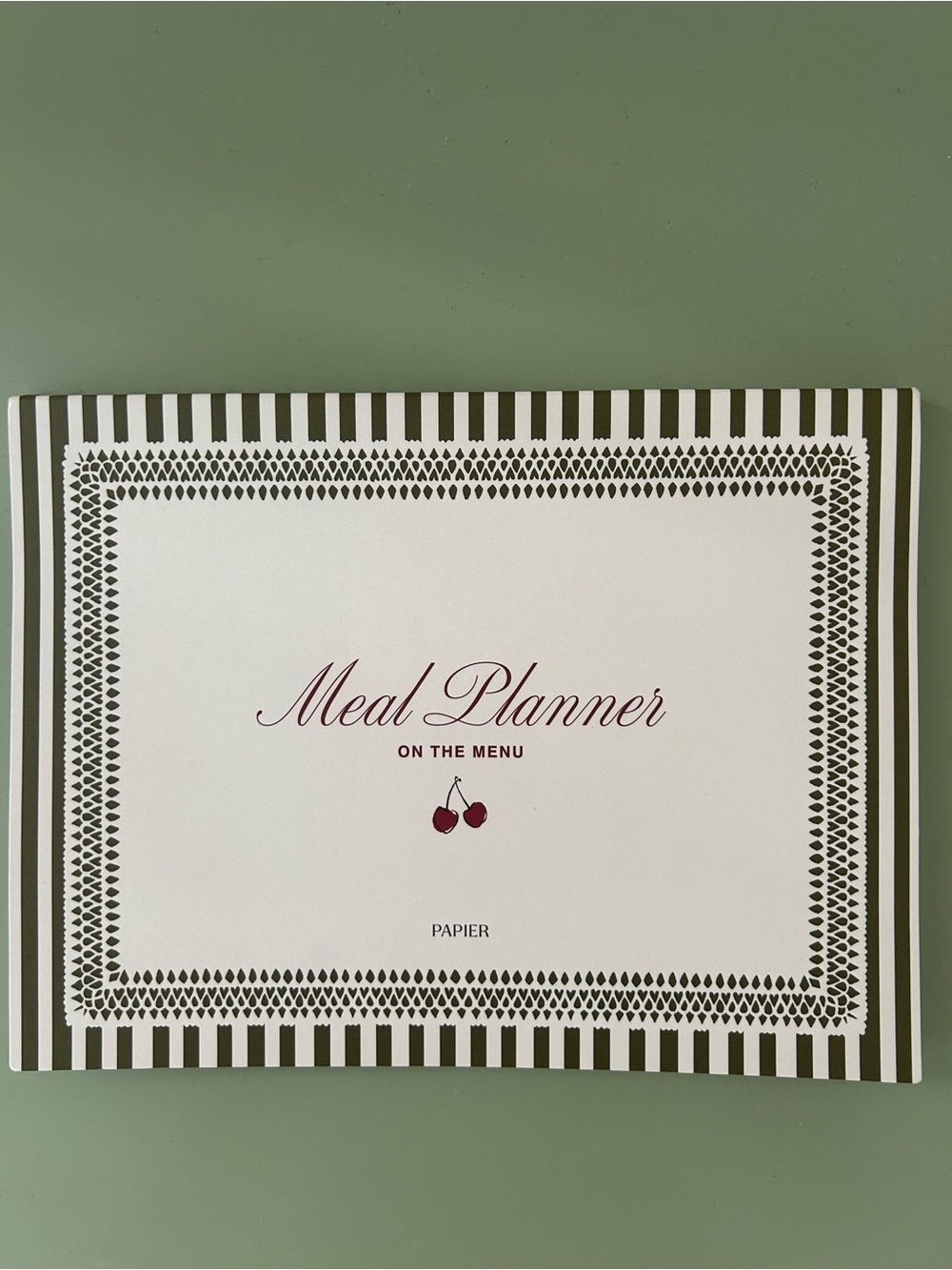 Papier meal planner